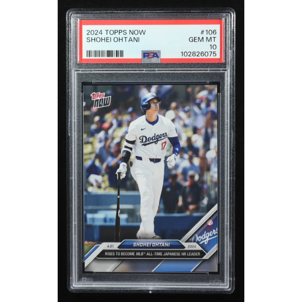 Shohei Ohtani 2024 Topps Now #106 (PSA 10) at PristineAuction.com