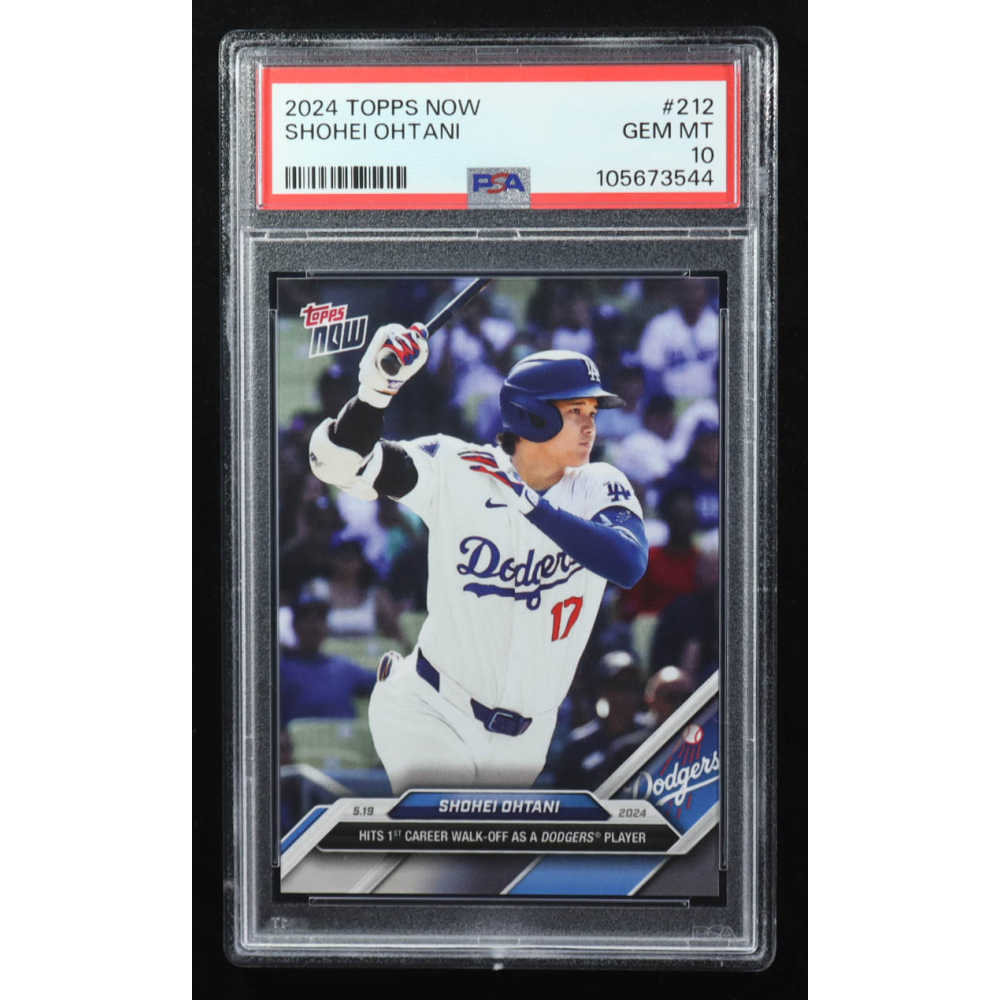 Shohei Ohtani 2024 Topps Now #212 (PSA 10) at PristineAuction.com
