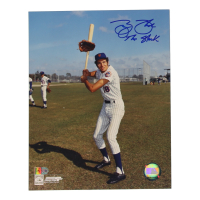George "The Stork" Theodore Signed Mets 8x10 Photo (AIV) at PristineAuction.com