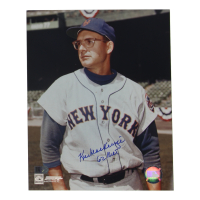 Ken MacKenzie Signed Mets 8x10 Photo Inscribed "62 Met" (AIV) at PristineAuction.com