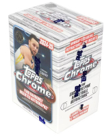 2024-25 Topps Chrome Basketball Blaster Box with (8) Packs at PristineAuction.com