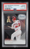 Mike Trout 2022 Bowman Sterling Tek #STMT #64/99 (PSA 10) at PristineAuction.com