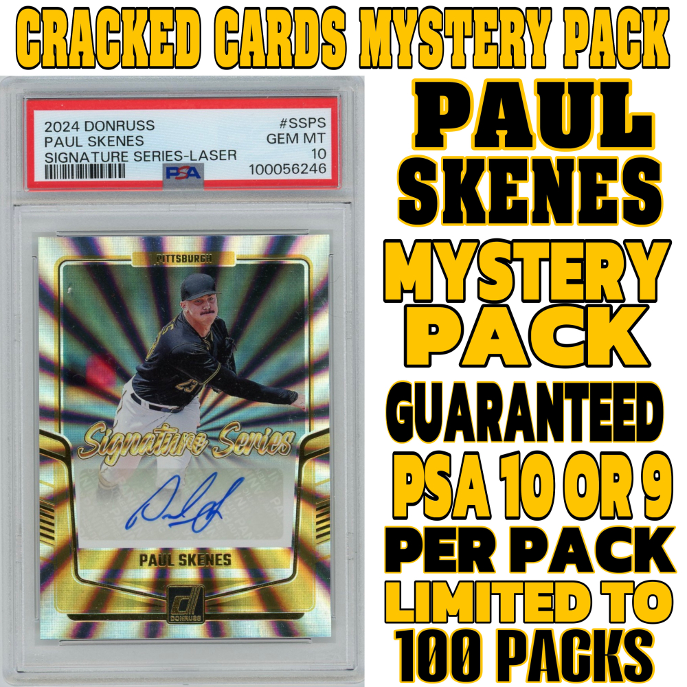 Cracked Cards Paul Skenes PSA Mystery Box Edition #1 (Limited to 100 Packs) at PristineAuction.com