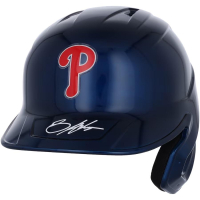 Bryce Harper Signed Phillies Full-Size Chrome Batting Helmet (Fanatics) at PristineAuction.com