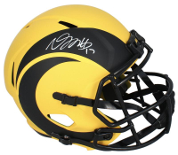 Davante Adams Signed Rams Full-Size Rave Alternate Speed Helmet (Fanatics) at PristineAuction.com