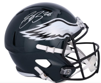 Saquon Barkley Signed Eagles Full-Size Speed Helmet (Fanatics) at PristineAuction.com