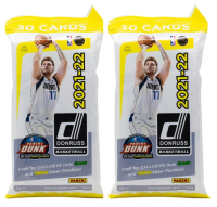 Lot of (2) 2021/22 Panini Donruss NBA Basketball Trading Card Packs at PristineAuction.com