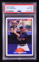 Ted Simmons 1989 Score #611 (PSA 10) at PristineAuction.com