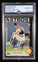 Nolan Ryan Signed 2015 Topps Baseball History #14B (PSA | Auto Grade PSA 10) at PristineAuction.com