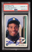 Ken Griffey Jr. Signed 1989 Upper Deck #1 RC (PSA | Auto Grade PSA 10) at PristineAuction.com