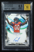 Troy Franklin 2024 Topps Inception Rookie Autographs #RATF RC (BGS 8.5 | Auto 10) at PristineAuction.com