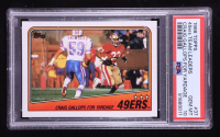 San Francisco 49ers Team Leaders 1988 Topps #37 / Roger Craig Gallops For Yardage (PSA 10) at PristineAuction.com