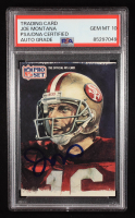 Joe Montana Signed 1991 Pro Set #387 NFC (PSA | Auto Grade PSA 10) at PristineAuction.com