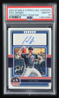 Paul Skenes 2023 USA Baseball Stars and Stripes Collegiate National Team Signatures RC (PSA 10) at PristineAuction.com