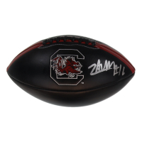 LaNorris Sellers Signed South Carolina Gamecocks Logo Football (Beckett) at PristineAuction.com