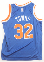 Karl-Anthony Towns Signed Knicks Nike Authentic Jersey (Beckett) at PristineAuction.com