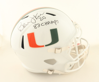 Bernie Kosar Signed Miami Hurricanes Full-Size Speed Helmet Inscribed "83 Champs" (JSA) at PristineAuction.com
