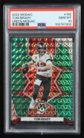 Tom Brady 2022 Panini Mosaic Green #182 (PSA 10) at PristineAuction.com