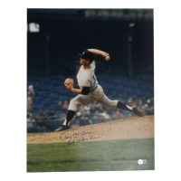 Denny McLain Signed Tigers 16x20 Photo Inscribed "Last 30 Game Winner!" (Beckett) at PristineAuction.com