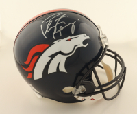 Peyton Manning Signed Broncos Full-Size Helmet (Manning & Mounted Memories) at PristineAuction.com