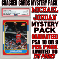 Cracked Cards Michael Jordan PSA Mystery Box Edition #6 (Limited to 175 Packs) at PristineAuction.com