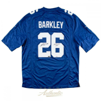 Saquon Barkley Signed LE Giants Nike Jersey Inscribed "2018 NFL ROY" (Panini) at PristineAuction.com