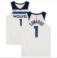 Anthony Edwards Signed Timberwolves Nike Jersey (Fanatics) at PristineAuction.com