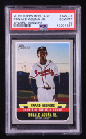Ronald Acuna Jr. 2019 Topps Heritage Award Winners #AW6 (PSA 10) at PristineAuction.com
