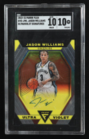 Jason Williams 2022-23 Panini Flux Ultraviolet Signatures #20 (SGC 10 | Auto 10) at PristineAuction.com