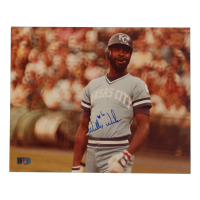 Willie Wilson Signed Royals 8x10 Photo (AIV) at PristineAuction.com