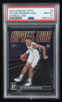 Victor Wembanyama 2023-24 Donruss Optic Express Lane #8 RC (PSA 10) at PristineAuction.com