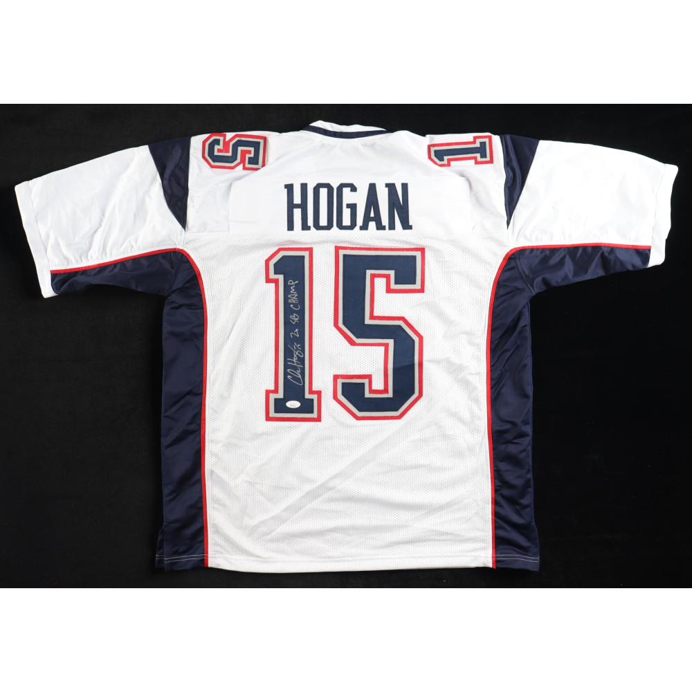Chris Hogan Signed Jersey Inscribed "2x SB CHAMP" (JSA) at PristineAuction.com