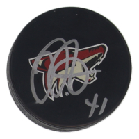 Mike Smith Signed Coyotes Logo Hockey Puck (Beckett) at PristineAuction.com