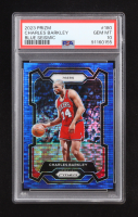 Charles Barkley 2023-24 Panini Prizm Prizms Blue Seismic #180 #49/99 (PSA 10) at PristineAuction.com