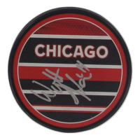 Wyatt Kaiser Signed Blackhawks Logo Hockey Puck (JSA) at PristineAuction.com