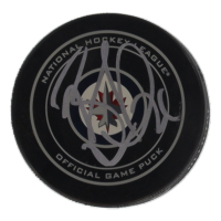 Blake Wheeler Signed Jets Logo Hockey Puck (Beckett) at PristineAuction.com