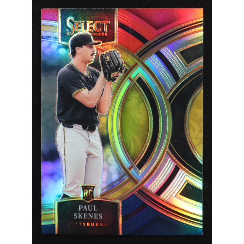 Paul Skenes 2024 Select Premier Level Prizms Red and Blue #10 RC at PristineAuction.com