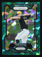 Paul Skenes 2024 Panini Prizm Prizms Green Ice #118 RC at PristineAuction.com