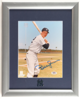 Bobby Murcer Signed Yankees Custom Framed Photo Display with Yankees Logo Pin (PSA) at PristineAuction.com