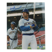 Billy Jo Robidoux Signed Brewers 8x10 Photo (AIV) at PristineAuction.com