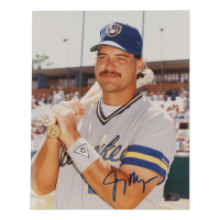 Joey Meyer Signed Brewers 8x10 Photo (AIV) at PristineAuction.com