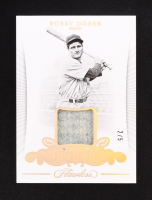 Bobby Doerr 2018 Panini Flawless Material Greats Relics Gold #14 #2/5 at PristineAuction.com