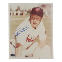 Ralph Kiner Signed Indians 8x10 Photo (AIV) at PristineAuction.com