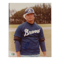 Bob Horner Signed Braves 8x10 Photo (AIV) at PristineAuction.com