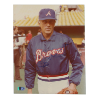 Phil Niekro Signed Braves 8x10 Photo (AIV) at PristineAuction.com