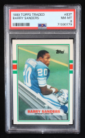 Barry Sanders 1989 Topps Traded #83T RC (PSA 8) at PristineAuction.com
