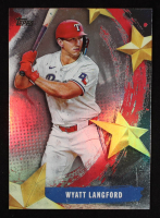 Wyatt Langford 2025 Topps Stars of MLB #SMLB55 at PristineAuction.com