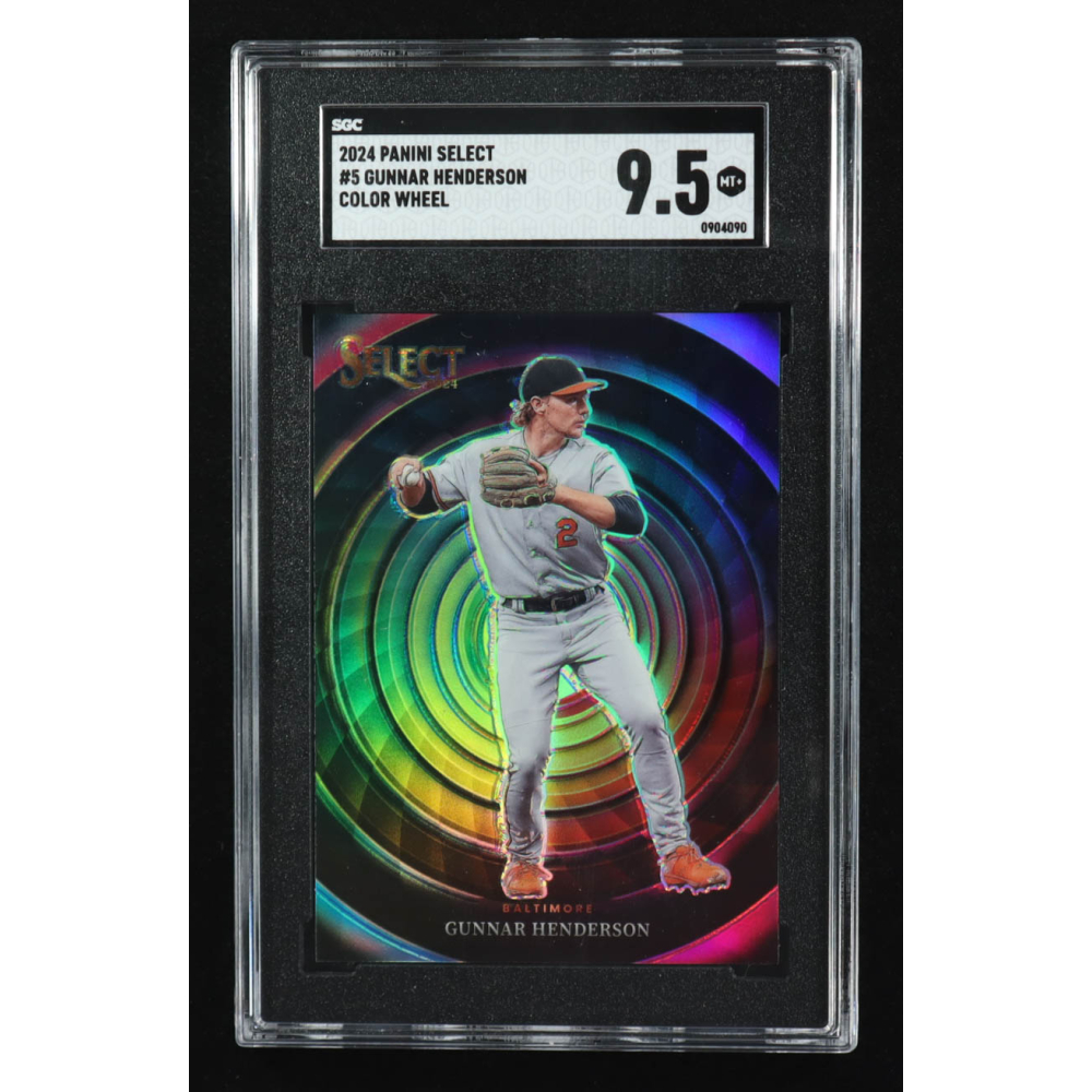 Gunnar Henderson 2024 Select Color Wheel #5 (SGC 9.5) at PristineAuction.com