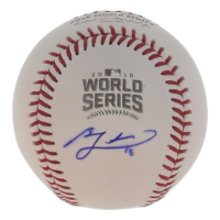Ben Zobrist Signed 2016 World Series Logo Baseball (JSA) at PristineAuction.com