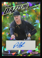 Paul Skenes 2023 Leaf Vivid Dazzling Performers Autographs Crystal Yellow #DPPS1 RC #9/9 at PristineAuction.com